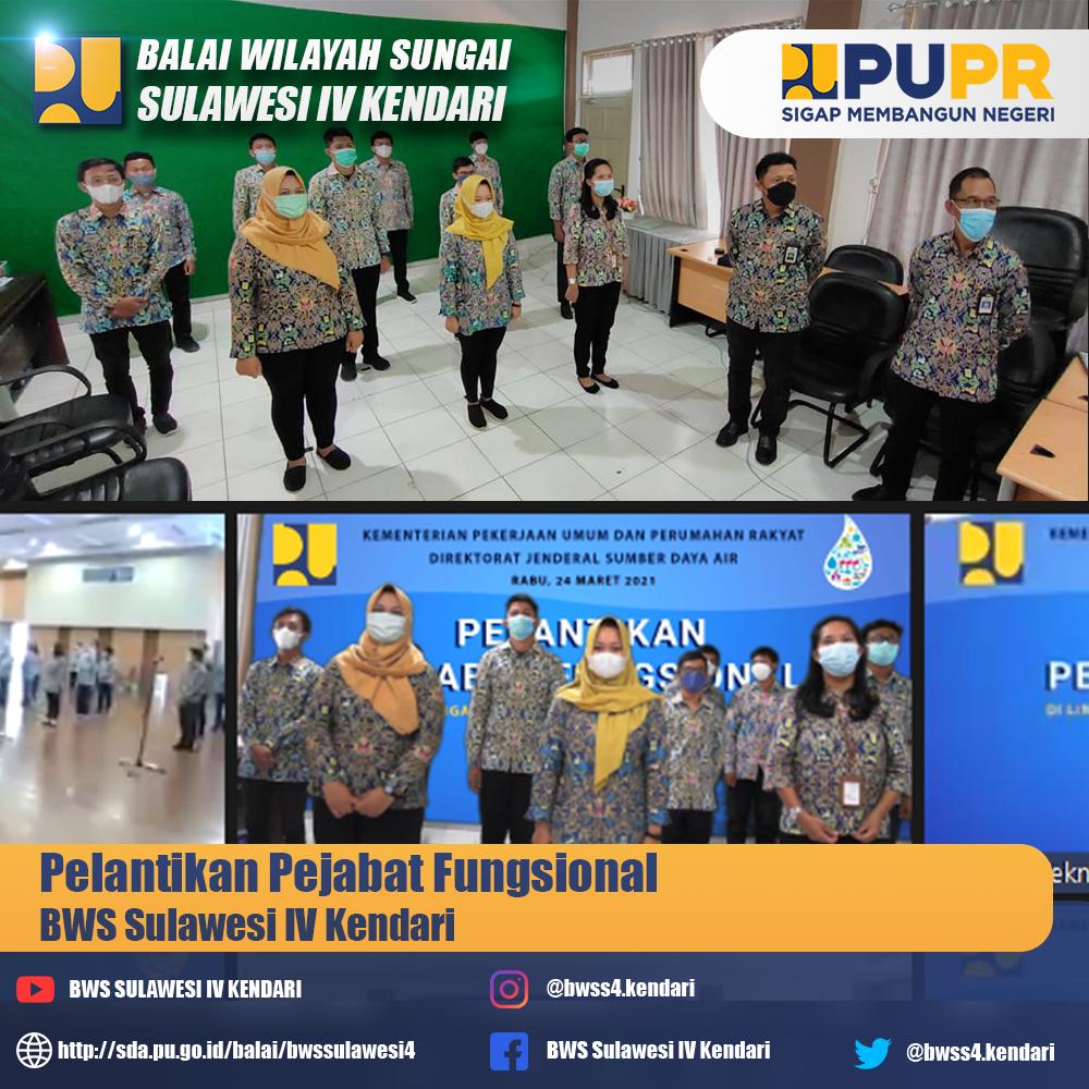 Pelantikan Pejabat Fungsional Kementerian PUPR Lingkup BWS Sulawesi IV Kendari